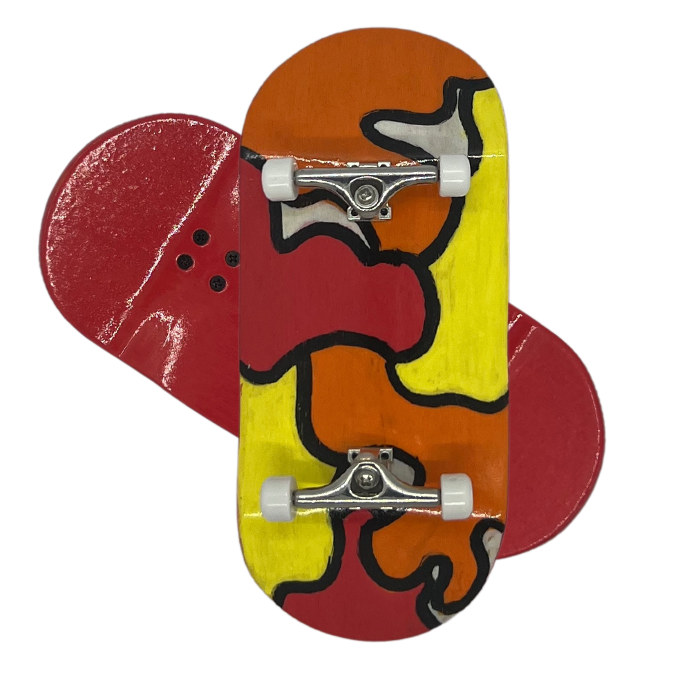 Abstraction 1.4' Artist Pro Fingerboard - Flip Fingerboarding